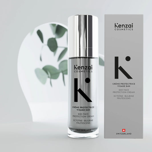 Kenzai Cosmetics Men’s 24H Face Protection Cream Swiss Made 30ml