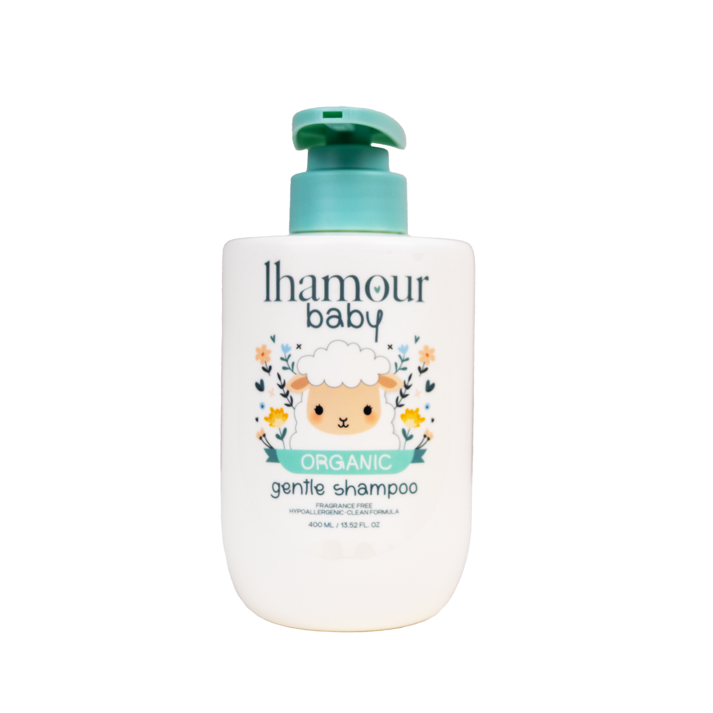 Lhamour100% Natural Baby Shampoo - Gentle, Pure, and Safe for Your Baby’s Hair 15.6 oz
