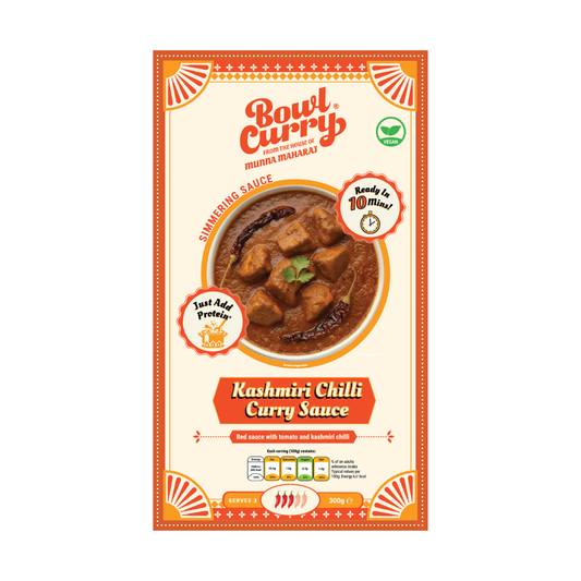 (Sample Only) Kashmiri Chilli Curry Sauce - Veg or Meat Curry Mix, Easy Meal Kit - 300g