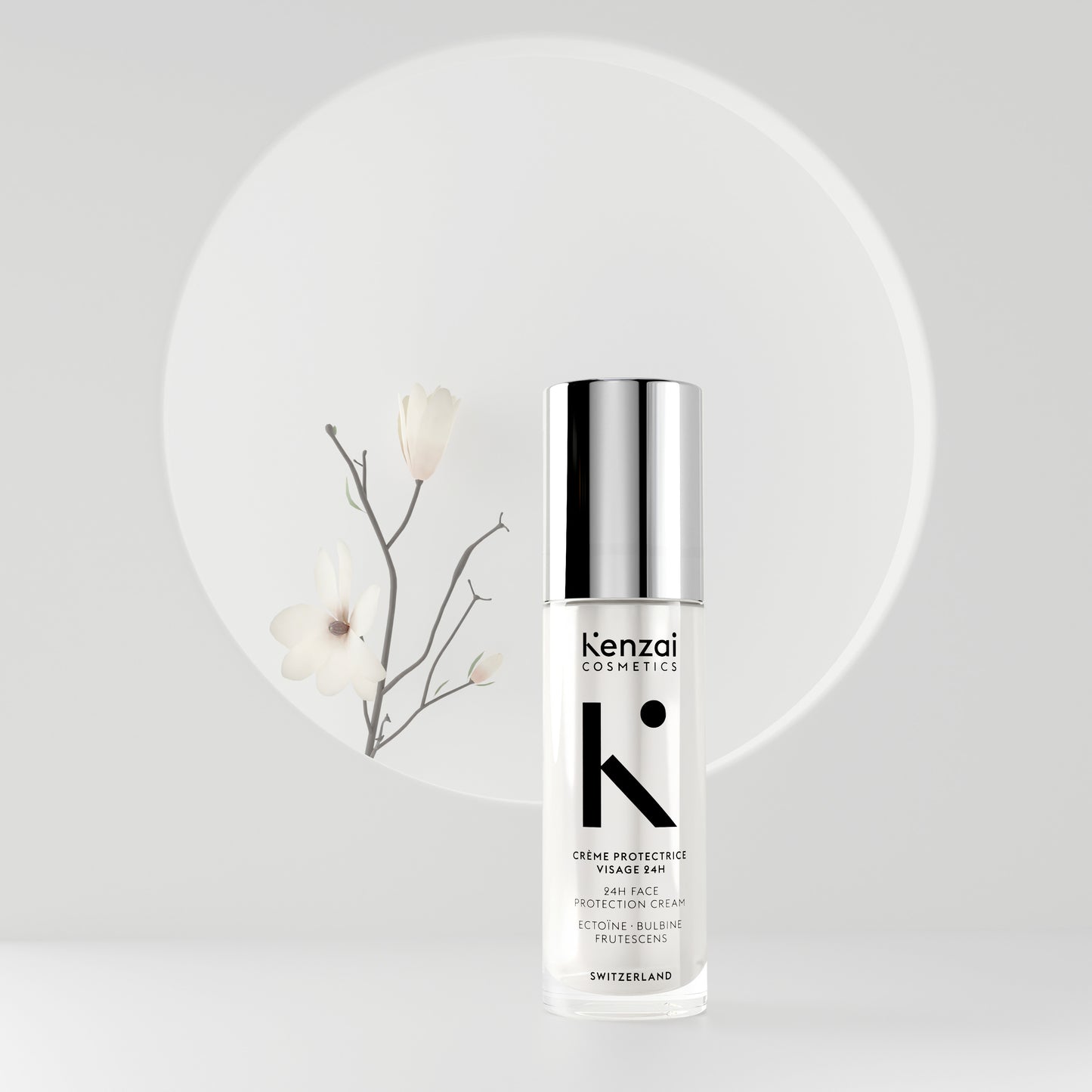 Kenzai Cosmetics Women’s 24H Face Protection Cream Swiss Made 30ml