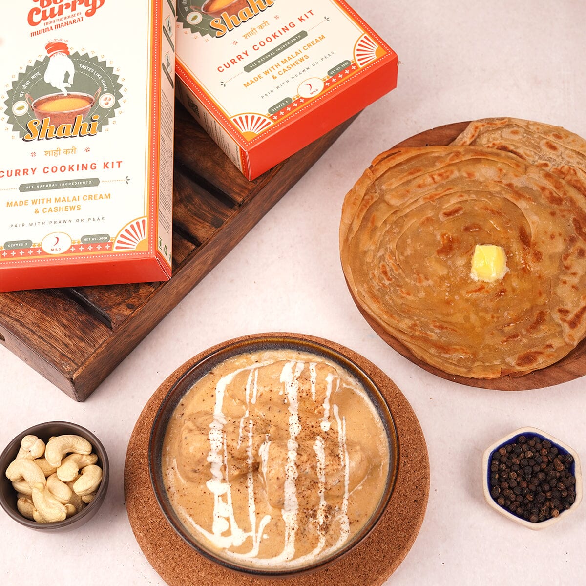 Bowl Curry Shahi Paneer Masala - Veg or Meat Curry Mix, Use With Any Protein - 300g