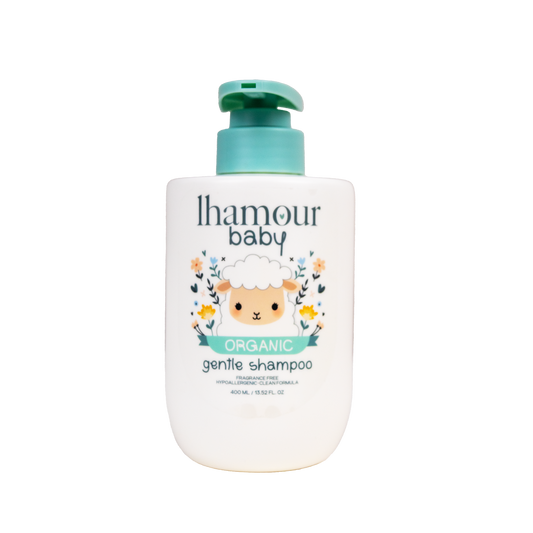 Lhamour100% Natural Baby Shampoo - Gentle, Pure, and Safe for Your Baby’s Hair 15.6 oz