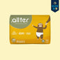 allter Organic Bamboo Diapers - Medium (5–8kg), 56 Count - Rash-Free, Ultra-Soft, Quick Absorb, Taped Style