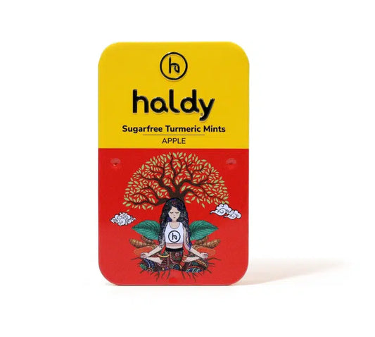 Haldy Sugarfree Turmeric Mints | APPLE CINNAMON