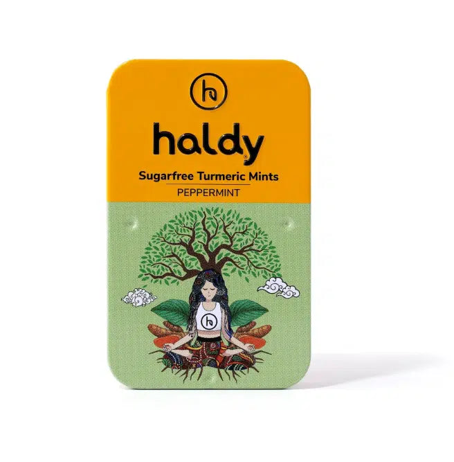 Haldy Sugarfree Turmeric Mints | PEPPERMINT
