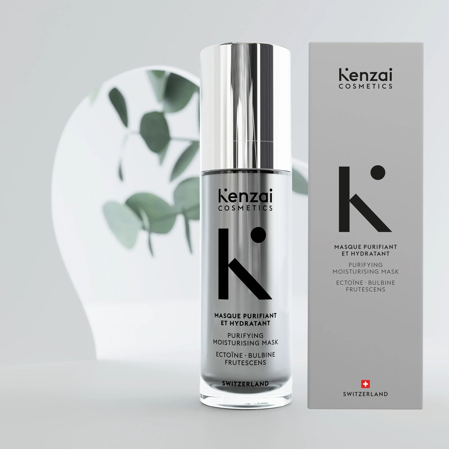 Kenzai Cosmetics Men's Purifying Moisturizing Face Mask  Swiss Made 30ml