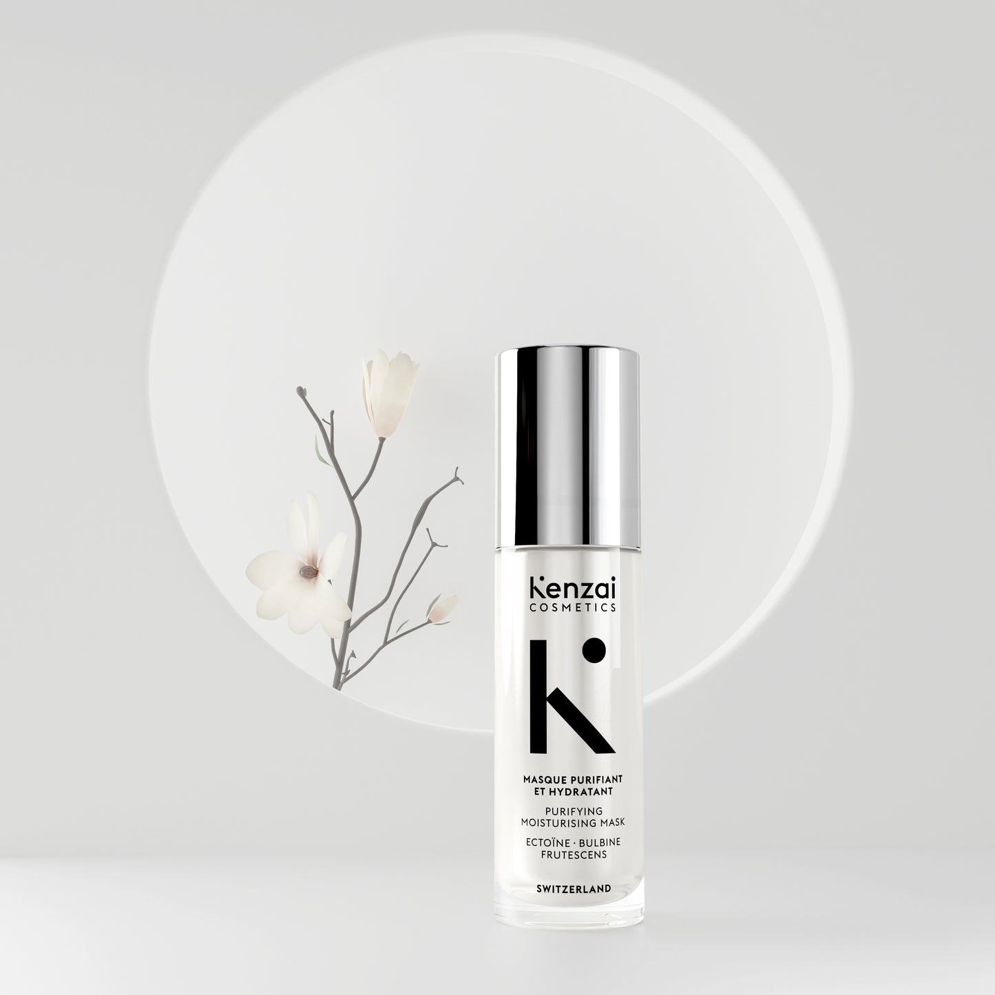 Kenzai Cosmetics Women's Purifying Moisturizing Face Mask Swiss Made 30ml