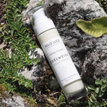 Belle Luce Organic Edelweiss and Glacier Water Day Cream - Moisturizing and Anti-aging 50ml