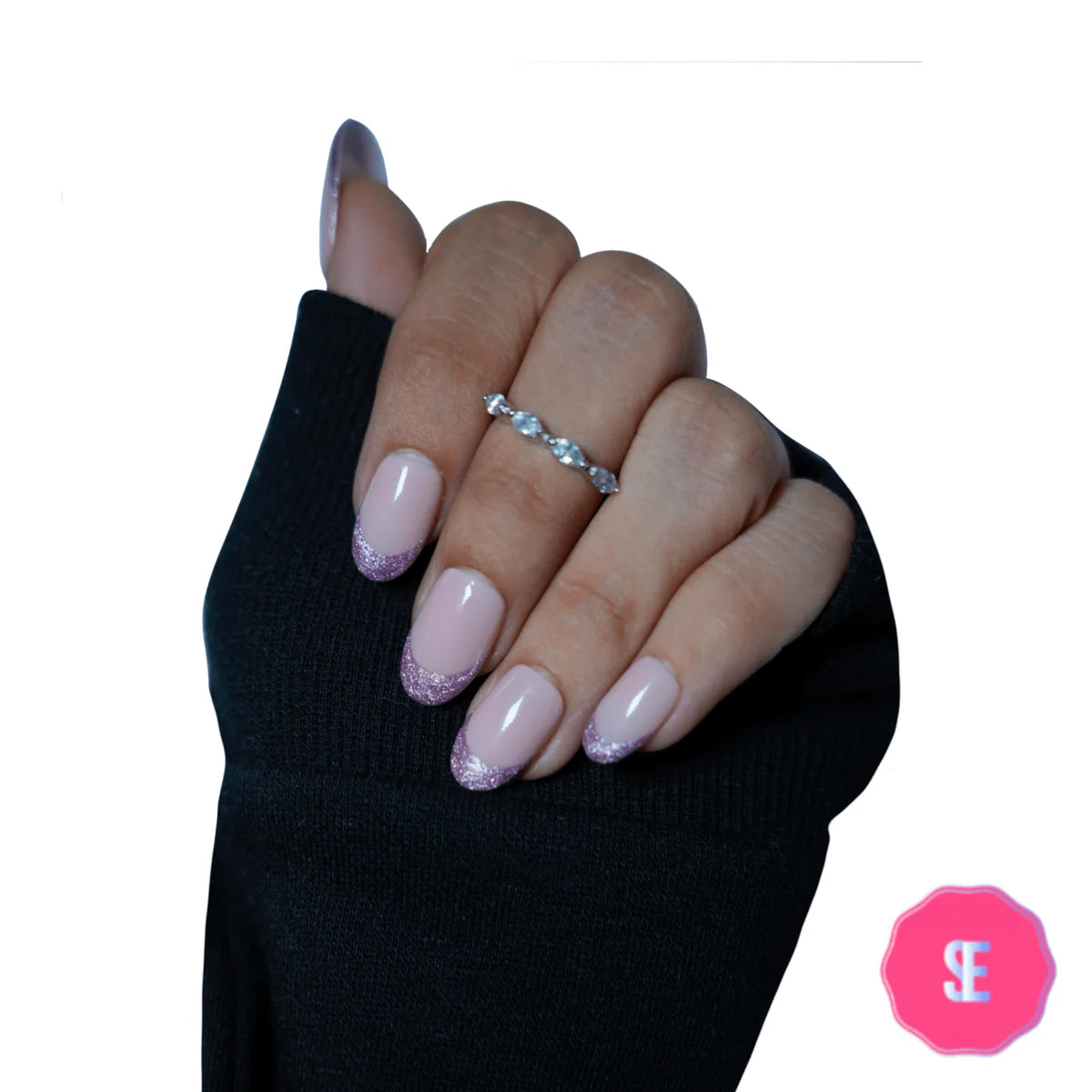 SOEZI Women's French Sheen Reusable SOEZI Press On Nails - Artificial False Nail Extension