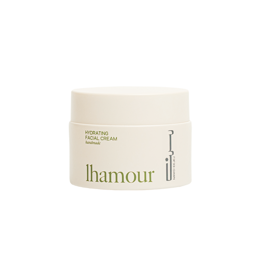 Lhamour Natural Hydrating Facial Cream, Nourishing, Rejuvenating & Pure Care, 5.15 oz