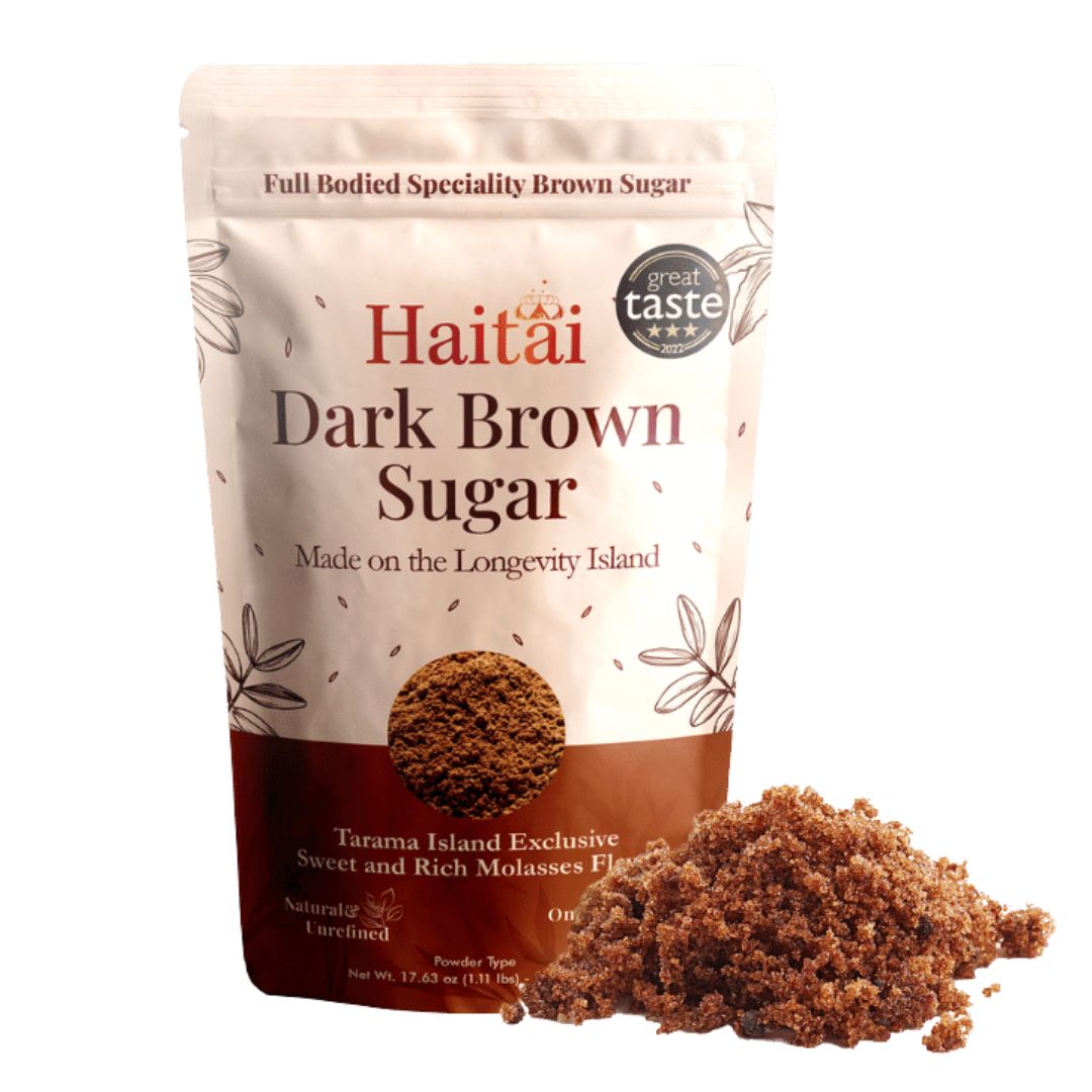 Haitai Okinawa Brown Powder Sugar 500g - Longevity Island, Mineral-Rich, Unrefined | Made in Japan