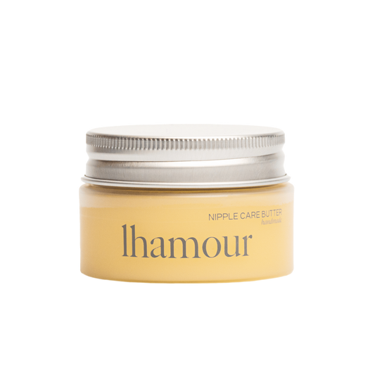 Lhamour Nipple Care Butter 1.58 oz - Organic Nursing Balm for Mothers, Safe & Moisturizing